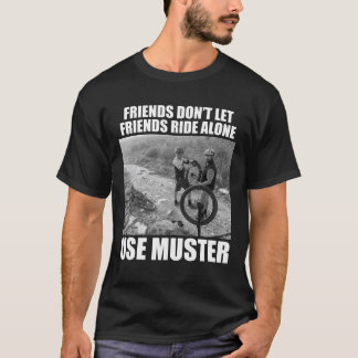 Muster "FDLF Ride MTB Alone" Dark T-Shirt