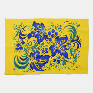 Muster im ukrainischen Volksstil Kitchen Towel