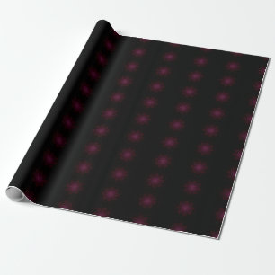Muster in Schwarz und Rosa Wrapping Paper