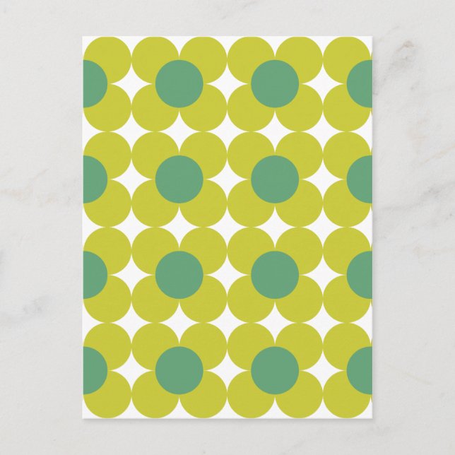 Muster Kreise pattern circles Postcard (Front)