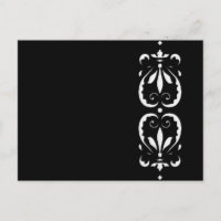 Muster victorian schwarz black barock klassisch