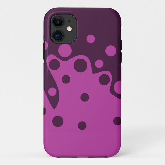 Muster Wellen Blasen pattern waves bubbles Case-Mate iPhone Case (Back)