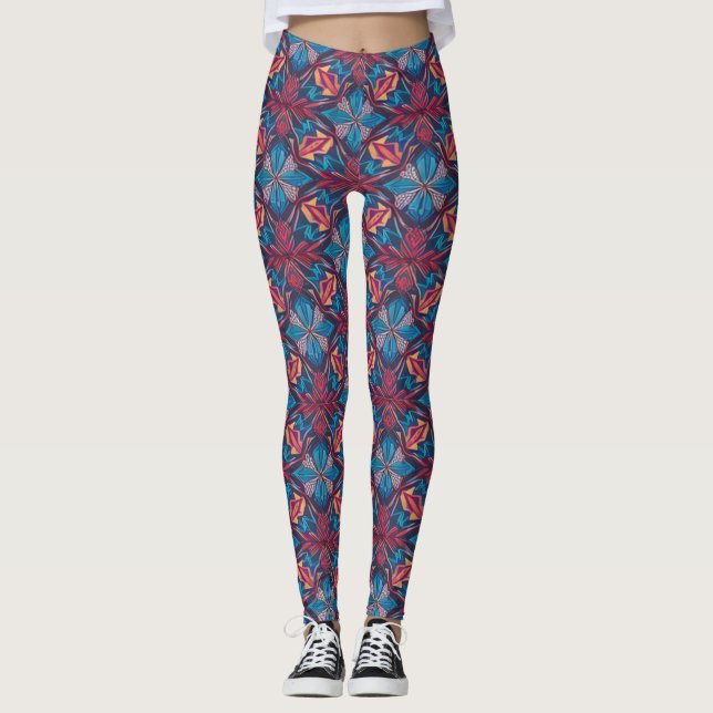 Mustered green  leggings (Front)