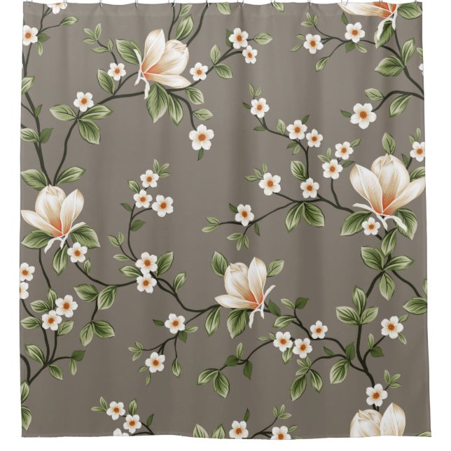 mustered small flowers with green leaves pattern o (Front)