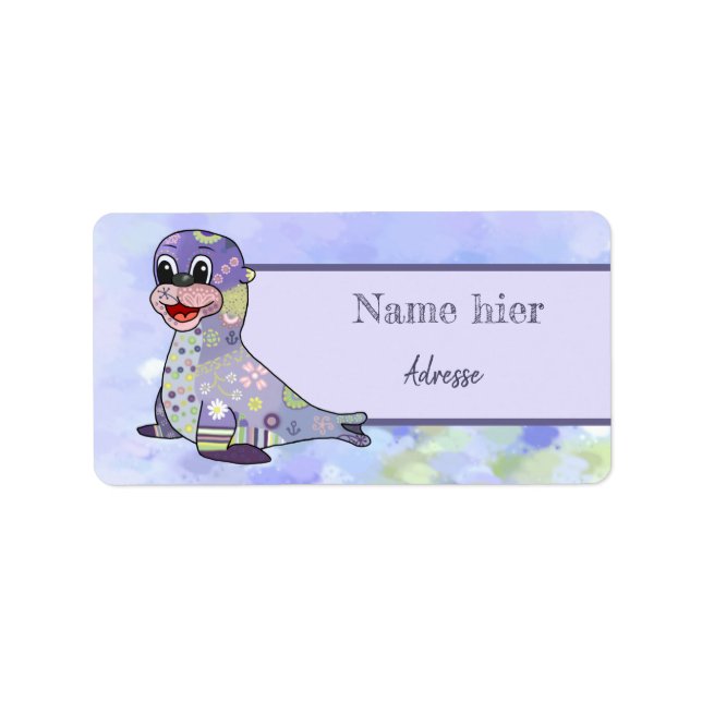 Musterrobbe Label (Front)