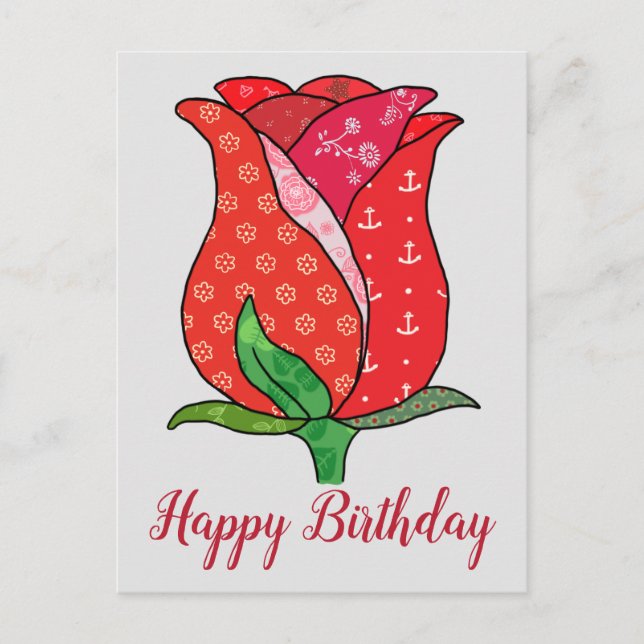 Musterrose Postcard (Front)