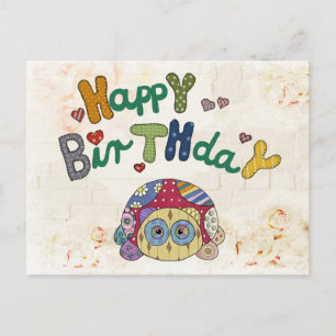 Musterschildkröte Postcard