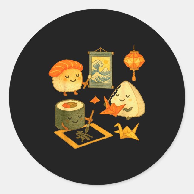 Musubi Dreams Of Art  Classic Round Sticker (Front)