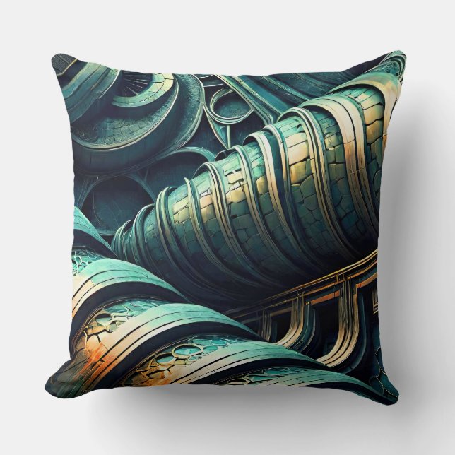 Mutant 2 Throw Pillow (Front)