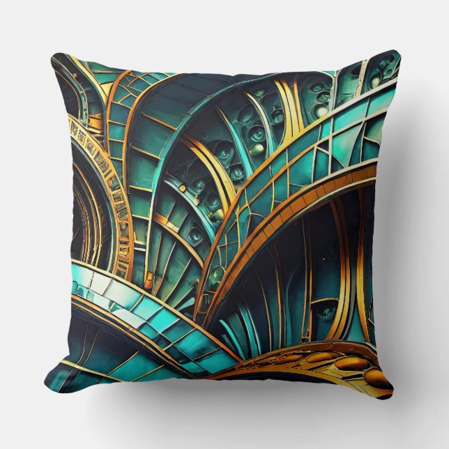 Mutant 4 Throw Pillow (Front)