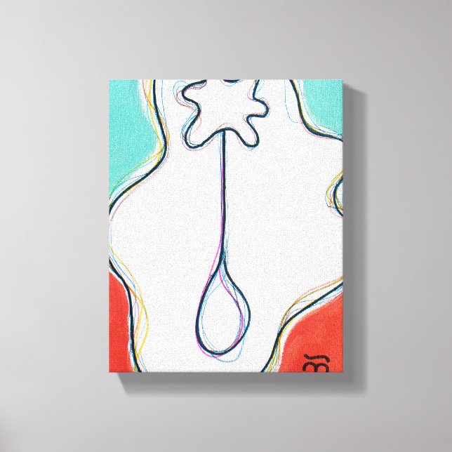 Mutant Avocado 7 Canvas Print (Front)