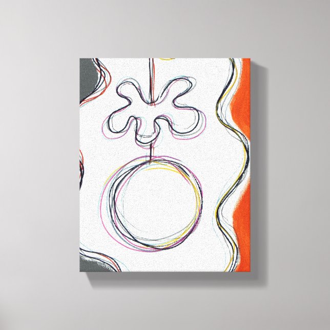 Mutant Avocado 8 Canvas Print (Front)