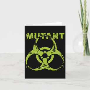 Mutant Bodybuilding Gym Fitness Workout Card