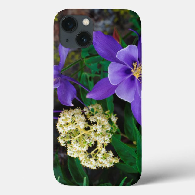 Mutant Columbine Wildflowers Case-Mate iPhone Case (Back)