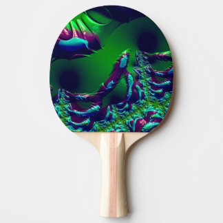 ~ MUTANT ~ Original Fractal ~ Ping Pong Paddle