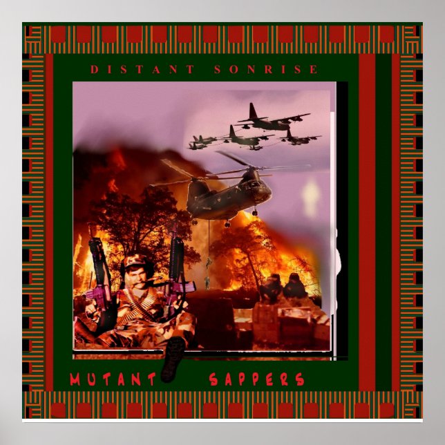 Mutant Sapper Poster 24" x 24" by Distant Sonrise (Front)