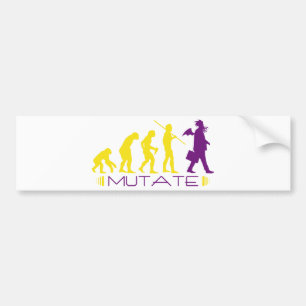 mutatepurple bumper sticker