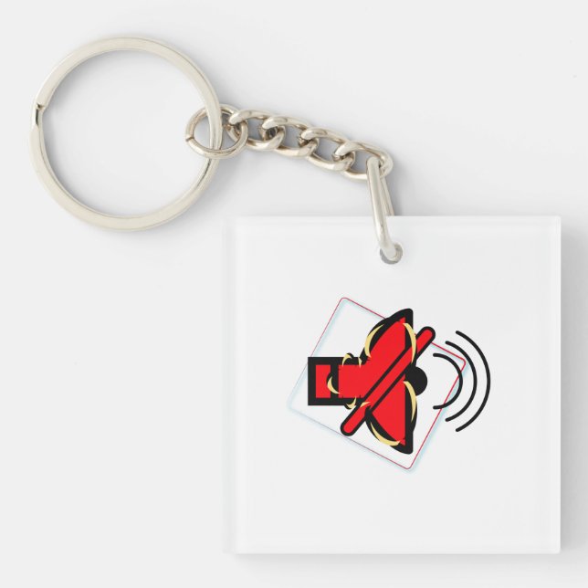 Mute Keychain (Front)