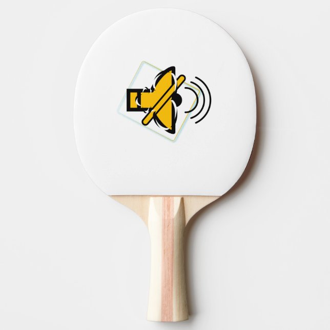 Mute Ping Pong Paddle (Front)