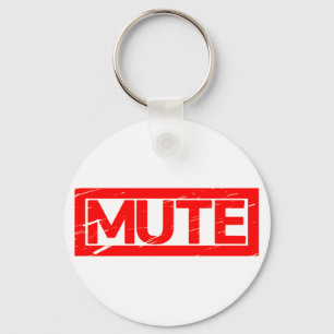 Mute Stamp Keychain