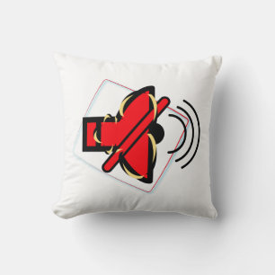 Mute Throw Pillow