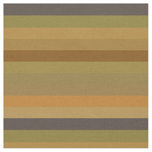 Muted 70s Earth Tones (olive, mustard, rust, khaki Fabric