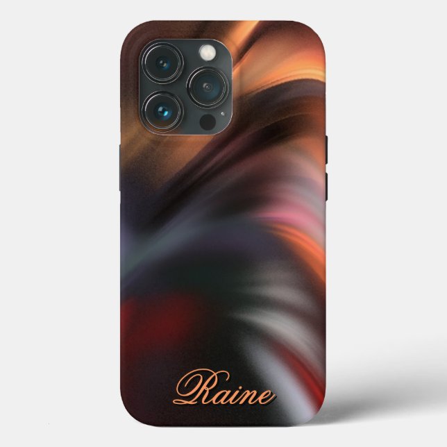 Muted Autumn Personal Name  Case-Mate iPhone Case (Back)