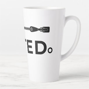 MUTED. Black & White Insulated Latte Mug