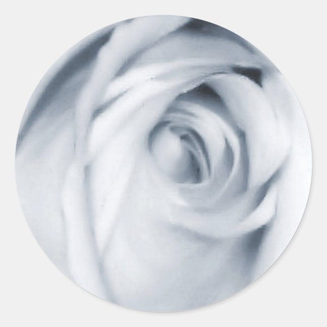 muted blue rose stickers (Front)