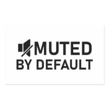 Muted by Default Minimalist T-Shirt Audio V1