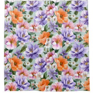 Muted Colorful Flowers Boho flower 