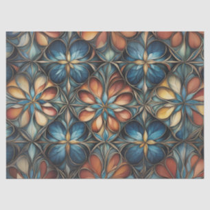 Muted Colours Floral Pattern decoupage Tissue Paper