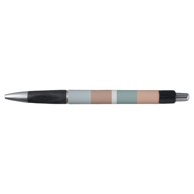 Muted colours stripes pen (Front)