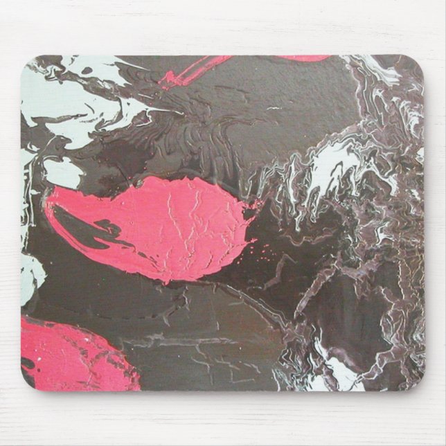 Muted Drip Orbs Mouse Pad (Front)