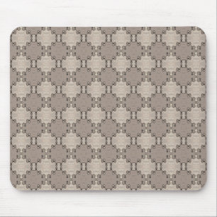 Muted Earth Toned Pattern  Mouse Pad