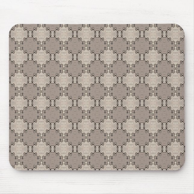 Muted Earth Toned Pattern  Mouse Pad (Front)