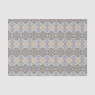 Muted Earth Toned Pattern Tissue Paper