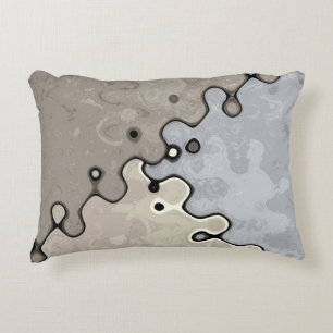 Muted Earth Tones Accent Pillow