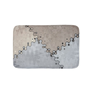 Muted Earth Tones Bath Mat