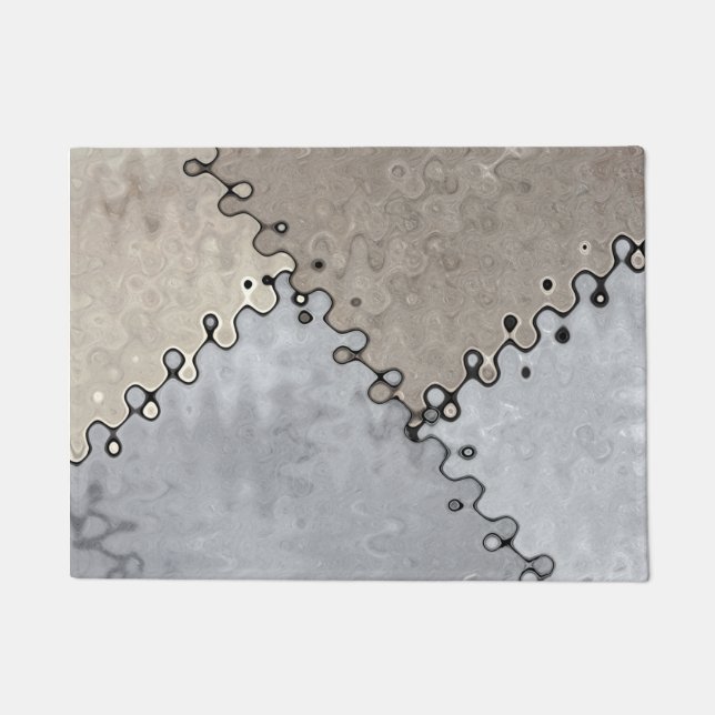 Muted Earth Tones Doormat (Front)