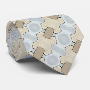 Muted Earth Tones Tie