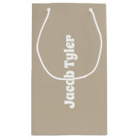 Muted Elegance - Calm Stone Name Gift Bag