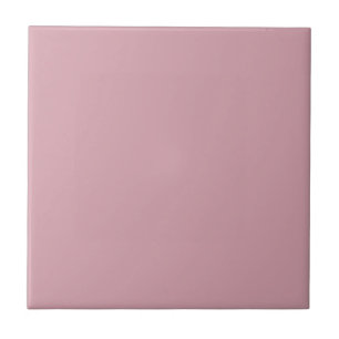 Muted Elegance Misty Rose Decorative Ceramic Tile