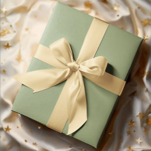 Muted Elegance - Solid Tranquil Sage Wrapping Paper