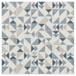 Muted Geometry Fabric