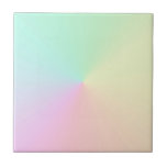 Muted Gradient Ombre Rainbow Pastel Aesthetic  Tile<br><div class="desc">Beautiful digital watercolor pink purple peach yellow blue muted gradient ombre design. Gradient gift. Personalized Gradient gifts. Student dorm room gift in preppy pastel gradient colours.</div>
