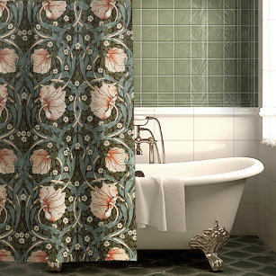 Muted Green Pimpernel William Morris Floral