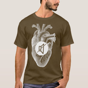 Muted Heart in Love Valentines by Tobe Fonseca T-Shirt