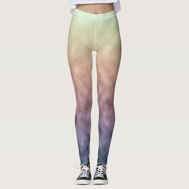 Muted Horizon Weave Leggings (Front)