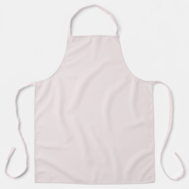 Muted Lavender Blush Solid Colour Apron (Front)